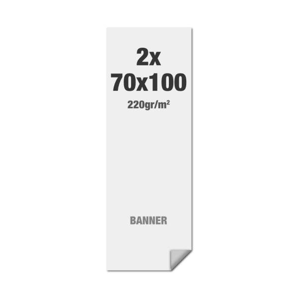 Premium Banner No-curl PP Folie 220g/m2, matte Oberfläche, 700x2000mm