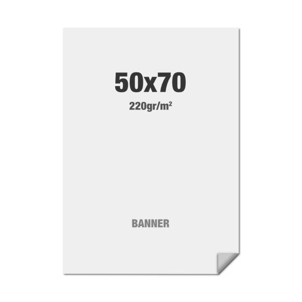 Premium Banner No-curl PP Folie 220g/m2, matte Oberfläche, 500x700mm