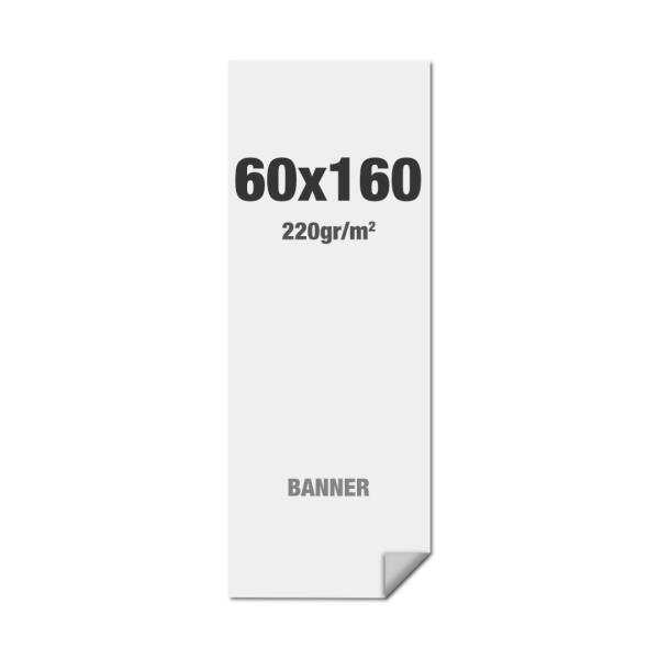 Premium Banner No-curl PP Folie 220g/m2, matte Oberfläche, 600x1600mm