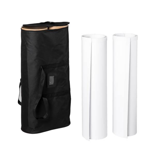 Pop-Up Fabric Premium 5x3 Straight Round Sides Graphic