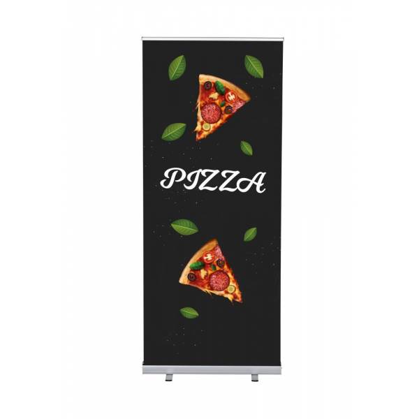 Roll-Banner Budget 85 Komplettset Pizza