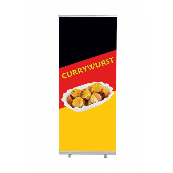 Roll-Banner Budget 85 Komplettset Currywurst