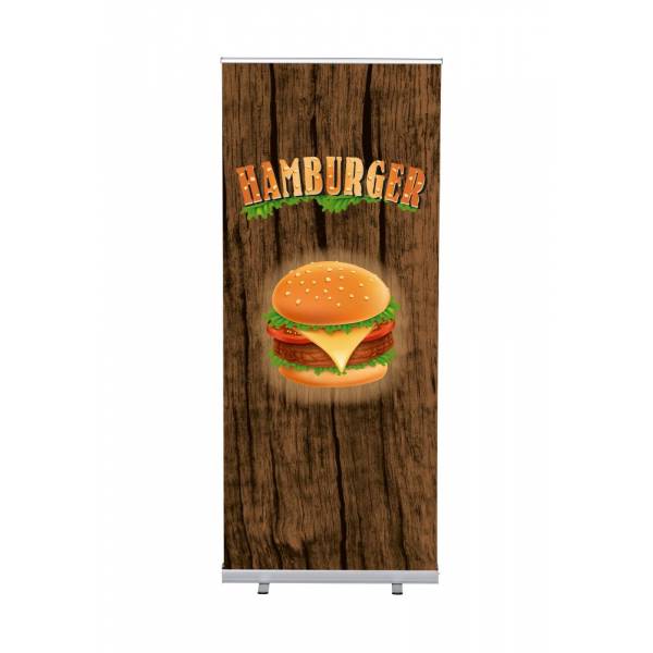 Roll-Banner Budget 85 Komplettset Burger Englisch