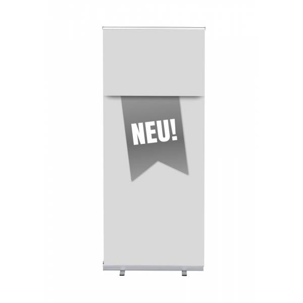 Roll-Banner Budget 85 Komplettset Neu Grau Deutsch