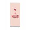 Roll-Banner Budget 85 Komplettset Hier Anmelden Blau Spanisch - 10