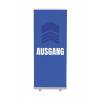 Roll-Banner Budget 85 Komplettset Ausgang Blau Englisch - 7