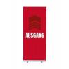 Roll-Banner Budget 85 Komplettset Ausgang Blau Englisch - 11