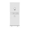 Roll-Banner Budget 85 Komplettset Hier Anmelden Grau Deutsch - 13