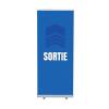 Roll-Banner Budget 85 Komplettset Ausgang Blau Englisch - 14