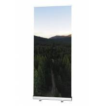 Roll-Banner Challenger Alu mit Symbio-Druck 85 x 200 cm