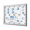 Abschließbarer Schaukasten Indoor 12x A4 Anthrazit - 24