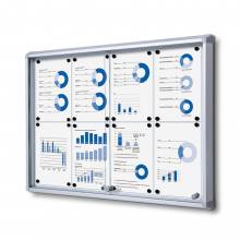 Schaukasten mit Schiebetür 8x A4