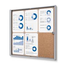 Cork Indoor Lockable Showcase Economy