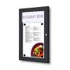 2xA4 Lockable Menu Case Logo Panel RAL 9005 - 2