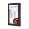 A4 Lockable LED Menu Case Logo Panel RAL 9005 - 3