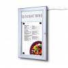 A4 Lockable LED Menu Case Logo Panel RAL 9005 - 4