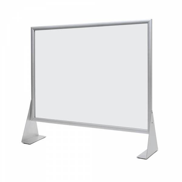 Premium Schutzwand aus Acrylglas A1, waagrecht