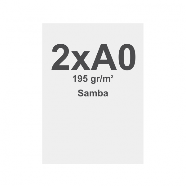 Sublimation print fabric with keder, 841x2378mm, SAMBA 195g/m2, B1