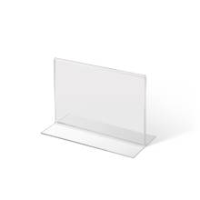 Acrylaufsteller in T-Form Acrylaufsteller in T-Form