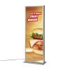 Format: 2 x 700 x 1000 mm LED-Leuchtsäule mit Klapprahmen - 0