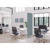 Textil Raumteiler Deko 85-200 Doppel Hexagon Blau ECO - 23