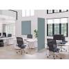Textil Raumteiler Deko 85-200 Doppel Hexagon Blau ECO - 29