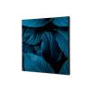Spannstoff Wanddekoration SET 40 x 40 Botanische Blätter Blau - 3