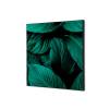 Spannstoff Wanddekoration SET 40 x 40 Botanische Blätter Blau - 0