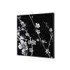 Spannstoff Wanddekoration SET 40 x 40 Japanische Kirschblüte Schwarz - 3