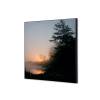 Spannstoff Wanddekoration SET 40 x 40 Wald Sonnenaufgang - 0