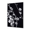 Spannstoff Wanddekoration SET 40 x 40 Japanische Kirschblüte Schwarz - 8