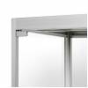 Glasvitrine bel.800x2000x400 silber - 4