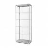 Glasvitrine bel.800x2000x400 silber - 2