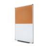 Kombiboard - Whiteboard Alu / Kork 90 x 120 cm - 0