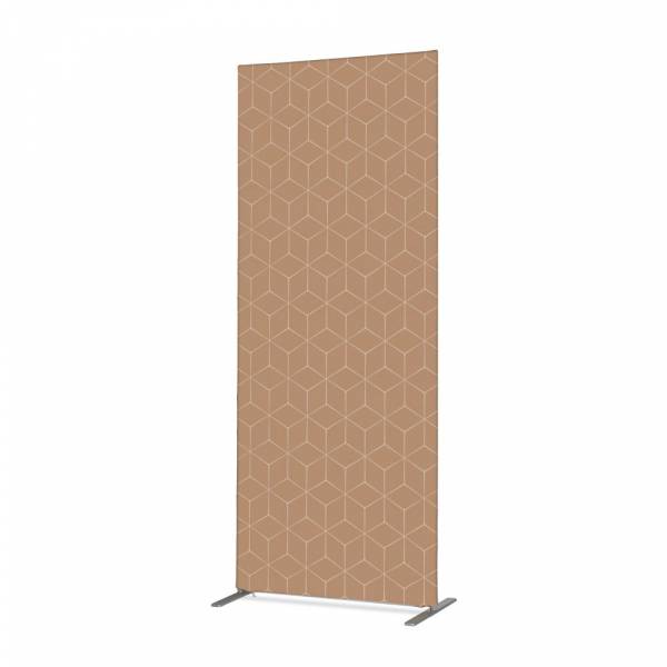 Textil Raumteiler Deko 100-200 Doppel Hexagon Beige ECO