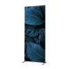 Textil Raumteiler Deko 85-200 Doppel Botanische Blätter Blau ECO - 1