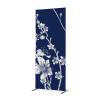 Textil Raumteiler Deko 85-200 Doppel Abstrakte Japanische Kirschblüte Blau ECO - 3