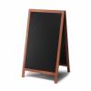 Gehwegtafel Holz, dunkelbraun, 55x85 - 5