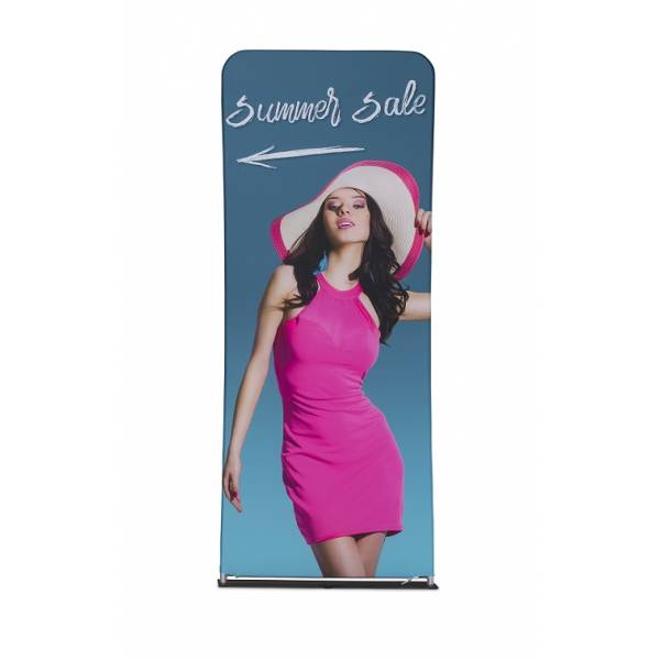 Zipper-Wall Banner Druck 100x250 cm, doppelseitig